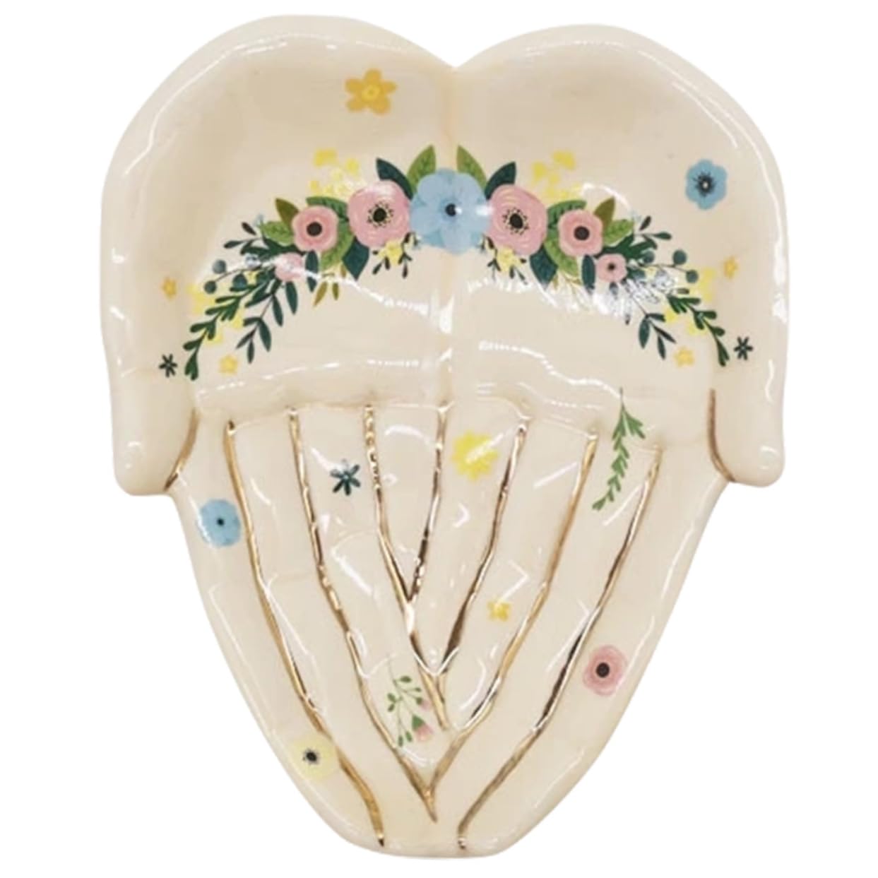 Amazon｜Alipis パームジュエリートレイ 手の形 ジュエリーディッシュ